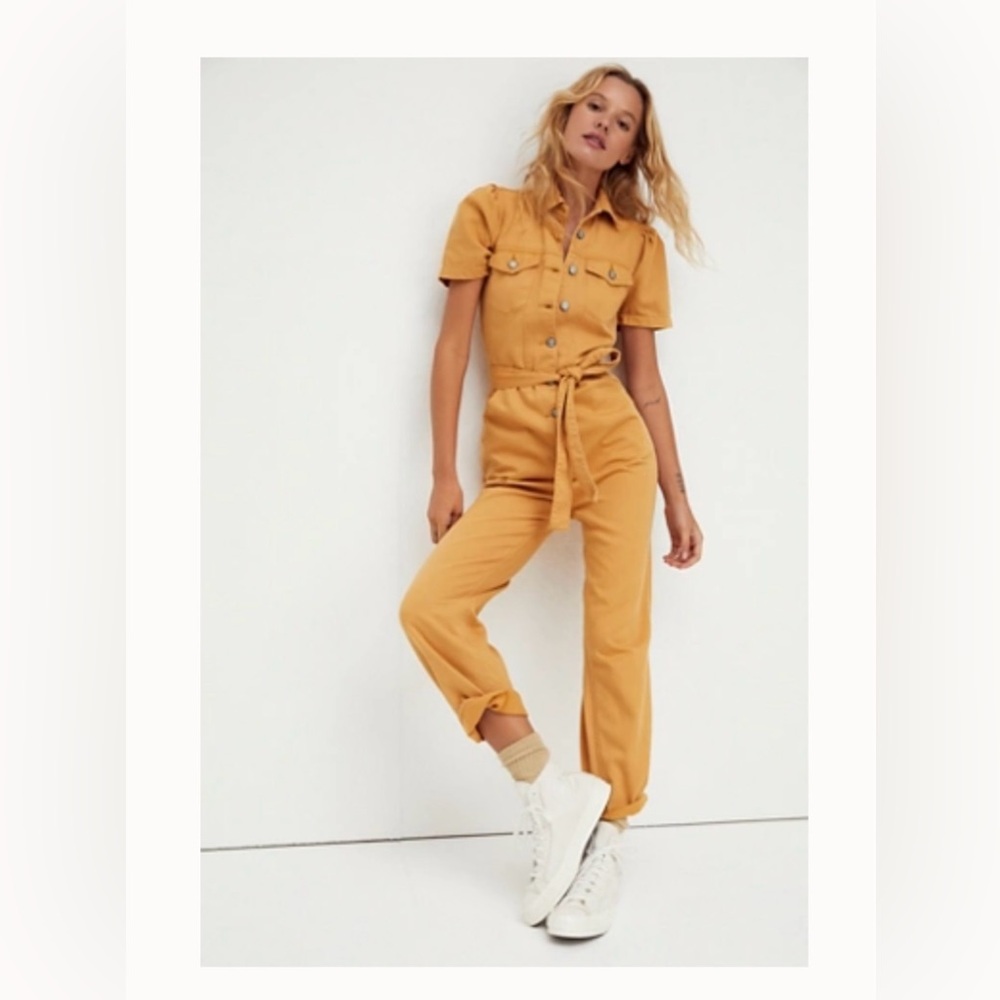 Boyish Mustard Jumpsuit
